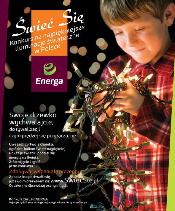 Świeć się na Święta – konkurs na najpiękniejsze iluminacje świąteczne w Polsce