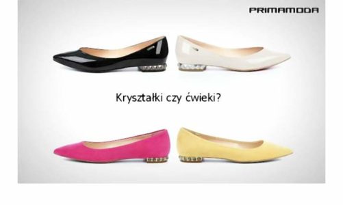 Balerinki, zdobione ćwiekami lub kryształkami to dobra alternatywa dla szpilek