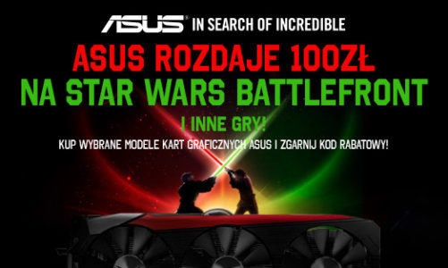 ASUS rozdaje kody rabatowe na najnowsze gry