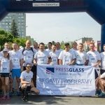 Drużyna PRESS GLASS wsparła biegiem „Koniczynkę”