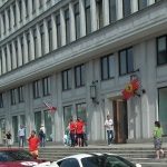 Kawalkada Ferrari Costa Baltica na dziedzińcu CBF „Nowy Świat”!