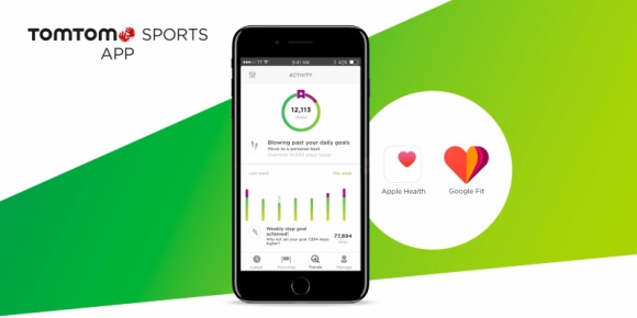 Aplikacja TomTom Sports kompatybilna z Google Fit i Apple Health