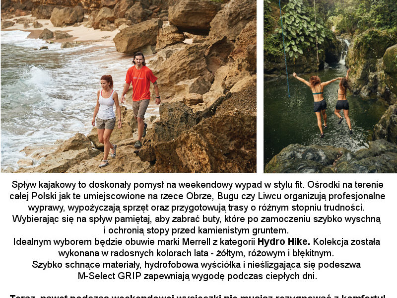 Merrell Hydro Hike, czyli weekend w stylu fit.
