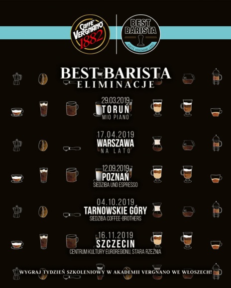 Rusza konkurs Caffè Vergnano Best Barista 2019!
