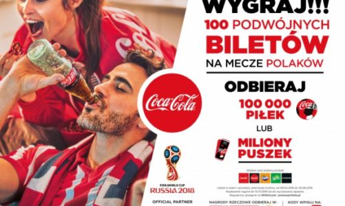 SPEKTAKULARNA PROMOCJA NARODOWA COCA-COLA NA MISTRZOSTWA ŚWIATA W PIŁCE NOŻNEJ
