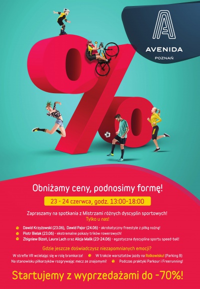 Avenida Poznań na sportowo