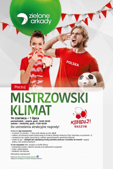 Mistrzowski klimat w Zielonych Arkadach