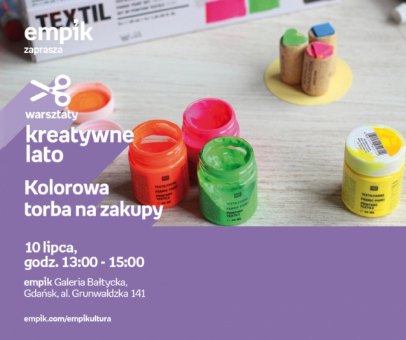 Kolorowa torba na zakupy | Empik Galeria Bałtycka
