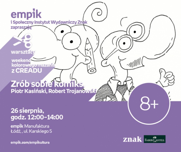 ZRÓB SOBIE KOMIKS – WARSZTATY KREATYWNE – ŁÓDŹ