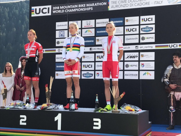 Maja Włoszczowska trzecia na Mistrzostwach Świata w maratonie MTB