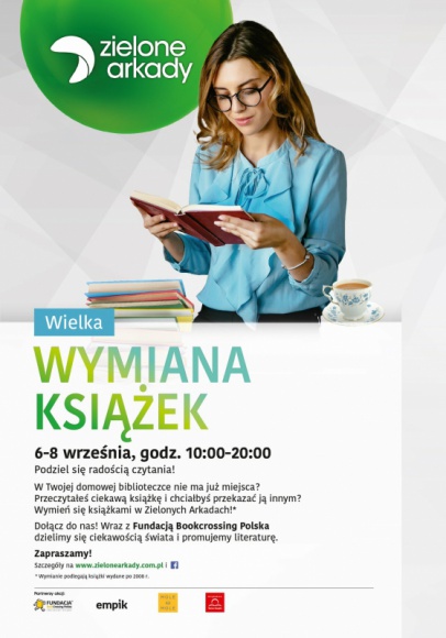 Uwolnij książkę, czyli bookcrossing w Zielonych Arkadach