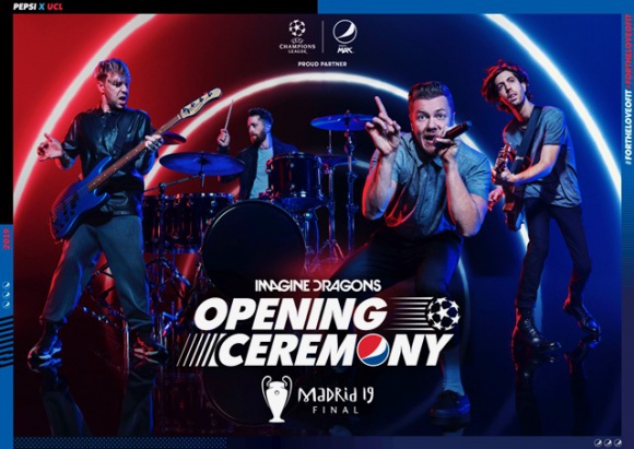 Imagine Dragons na uroczystym otwarciu finału Ligi Mistrzów UEFA