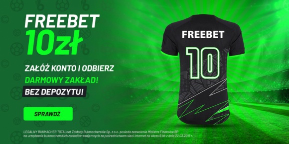 Darmowy zakład za rejestrację w TOTALbet