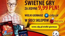 Wielki Giermasz CDP.pl w sklepach Biedronka BIZNES, Kultura - Największy Giermasz w historii CDP.pl (dawniej CD Projekt) odbędzie się w sieci sklepów Biedronka i rozpocznie 10 lutego. ?Giermasz? to regularnie organizowana przez Spółkę z Grupy CD PROJEKT, akcja w ramach której oferowany jest szeroki wybór gier w bardzo atrakcyjnych cenach.