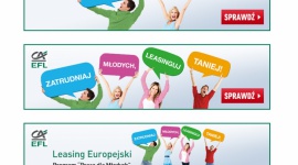 EFL promuje Leasing Europejski - Pracę dla młodych BIZNES, Media i PR - W kwietniu rozpoczęła się pierwsza odsłona wiosennej, sprzedażowej kampanii EFL. Prowadzona komunikacja podkreśla ofertę tańszego Leasingu Europejskiego skierowaną do firm, które zdecydują się udzielić wsparcia młodym osobom, wchodzącym na rynek pracy.