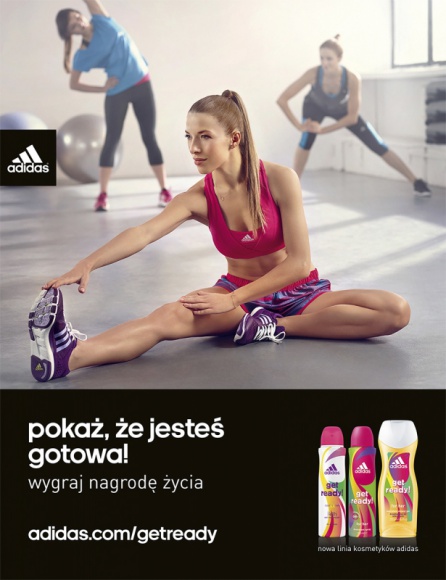 Agencja 4FRAME w największej kampanii marki adidas BIZNES, Media i PR - Pod hasłem ?mistrzostwo zaczyna się od przygotowania!? rozpoczęła się globalna akcja promocyjna, wspierająca nową linię kosmetyków dla kobiet i mężczyzn ?get ready!? Za kompleksową realizację projektu, w tym za opracowanie lokalnej wersji akcji odpowiada Agencja 4FRAME.