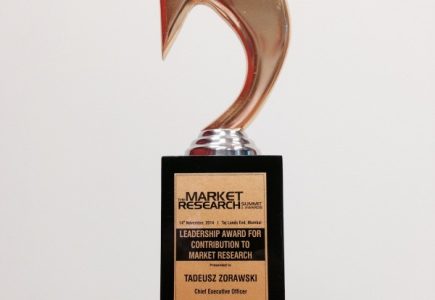 Tadeusz Żórawski nagrodzony LEADERSHIP AWARD FOR CONTRIBUTION TO MARKET RESEARCH