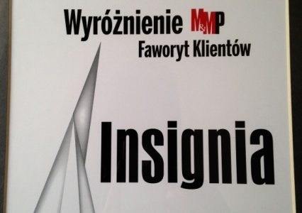 INSIGNIA ?Faworytem Klientów? według Media & Marketing Polska