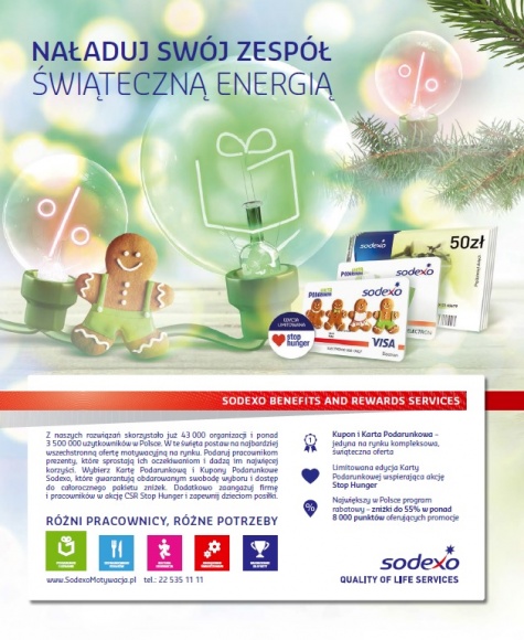 Świąteczna energia dla wszystkich pracowników