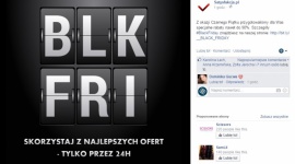 #BlackFriday ? krew, pot, wyprzedaże i? media BIZNES, Media i PR - Moda na czarny piątek przywędrowała do nas zza Oceanu i cieszy się coraz większą popularnością zarówno w mediach, jak i wśród konsumentów. Marki kuszą atrakcyjnymi promocjami i zniżkami, a ?PRESS-SERVICE Monitoring Mediów? przygotował podsumowanie medialności akcji.