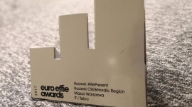 Euro Effies Awards: Huawei bezkonkurencyjny w kategorii IT/ Telco BIZNES, Media i PR - Srebrna statuetka w konkursie EACA Euro Effies Awards i wyróżnienie w polskiej edycji tego konkursu dla Huawei za kampanię świąteczną #BePresent.