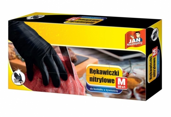 Rękawiczki nitrylowe ? #zyjwygodniej dzięki produktom Jana Niezbędnego! BIZNES, Media i PR - Marka Jan Niezbędny w odpowiedzi na oczekiwania klientów i obecnie panujące trendy, wprowadza na rynek nowy produkt ?niezwykle wytrzymałe, czarne nitrylowe rękawiczki do kontaktu z żywnością oraz ochroną dłoni podczas prac domowych.