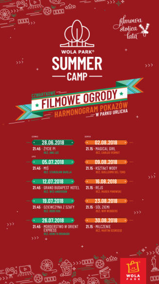 Filmowe Ogrody - Wola Park zaprasza do bezpłatnego kina pod chmurką Film, LIFESTYLE - Wystartowało ulubione wydarzenie warszawiaków - Filmowa Stolica Lata. W tym roku do grona organizatorów dołączył Wola Park.