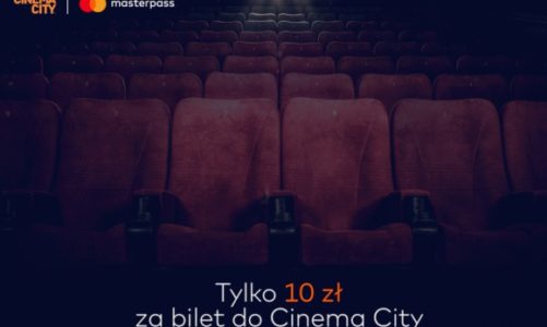 Bilety do Cinema City za 10 zł przy płatności Masterpass?