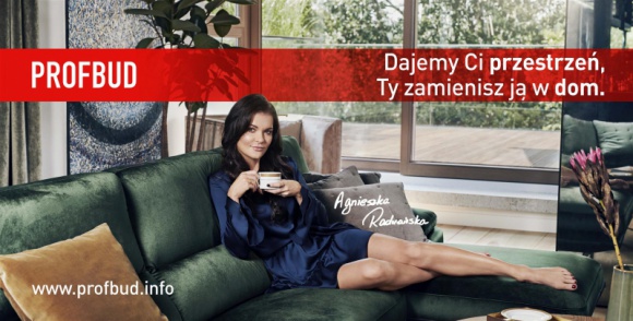 Agnieszka Radwańska w kampanii Profbud ?Tu jest mój dom? BIZNES, Media i PR - Wraz z początkiem września ruszyła kampania wizerunkowa warszawskiego dewelopera Profbud, pod hasłem ?Tu jest mój dom?. Jej twarzą została Agnieszka Radwańska. To już kolejny projekt, który najbardziej utytułowana polska tenisistka realizuje wspólnie z firmą.