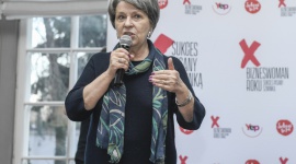 Dr Irena Eris i Katarzyna Pawlikowska podczas ogłoszenia finalistek X edycji BWR Gwiazdy, LIFESTYLE - Kobiety chcą robić karierę i nie boją się awansu - wynika z najnowszego raportu przeprowadzonego przez Fundację Sukces Pisany Szminką ?Szanse i bariery dla Polek w biznesie i na rynku pracy?.