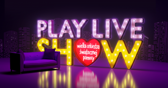 PLAY LIVE SHOW ? najbardziej charytatywny show w Internecie Gwiazdy, LIFESTYLE - PLAY po raz ósmy wspiera wielki finał WOŚP. W tym roku operator przygotował jak zwykle pełną atrakcji strefę PLAY z ogromnym diabelskim młynem przy Pałacu Kultury i Nauki, a w niedzielę pomiędzy 14 a 19 poprowadzi największy charytatywny show w Internecie.