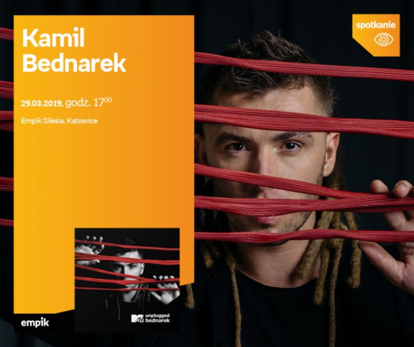 Kamil Bednarek w Empiku Silesia BIZNES, Kultura - Jeden z najbardziej znanych polskich muzyków ? Kamil Bednarek, będzie gościem w salonie Empik Silesia 29 marca o godzinie 17:00.