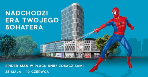 ?Nadchodzi era Twojego bohatera? ? ekspozycja herosów w Placu Unii Film, LIFESTYLE - 28 maja Plac Unii zamieni się w strefę supermocy. Na klientów centrum handlowego czekać będą figury głównych bohaterów z kultowej serii filmów akcji o herosach ? Iron Man, Kapitan Ameryka, Thor, Hulk oraz Spiderman.