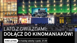 Kino pod gwiazdami przed Galerią Krakowską