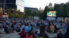 Kino letnie na Placu Europejskim