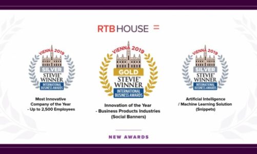RTB House z trzema nagrodami Stevie? Awards