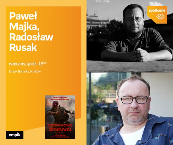 Paweł Majka, Radosław Rusnak w Empiku Bonare Książka, LIFESTYLE - Paweł Majka, Radosław Rusnak promują książkę ?Czerwone żniwa?