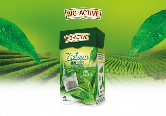 Nowość w portfolio Big-Active! Herbata zielona Pure Green 20tb BIZNES, Media i PR - Marka Big-Active, należąca do ?Herbapol-Lublin? S.A., jednego z największych polskich producentów herbat, dżemów, syropów i napojów właśnie rozszerzyła swoje portfolio o nowy wariant Herbaty zielonej Pure Green 20 tb.
