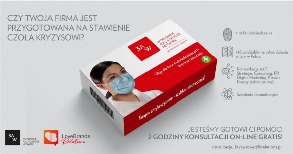 Usługa antykryzysowa-LoveBrands Relations oferuje 2h darmowych konsultacji