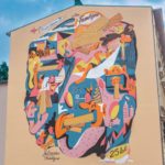 Wafelkowy mural na 25 urodziny Wafli Familijnych