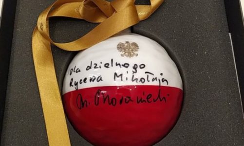 Bombka od Premiera na licytację