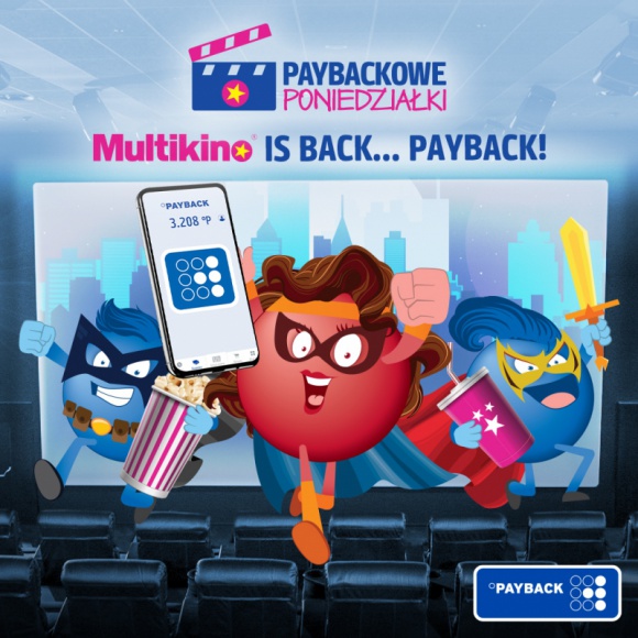  Film, LIFESTYLE - Lato to doskonały moment, aby cieszyć się premierami filmowymi na dużym ekranie. Z tej okazji Program PAYBACK razem z Multikinem, jednym z największych operatorów kinowych w Polsce, organizują specjalną akcję ?PAYBACKowe Poniedziałki?.